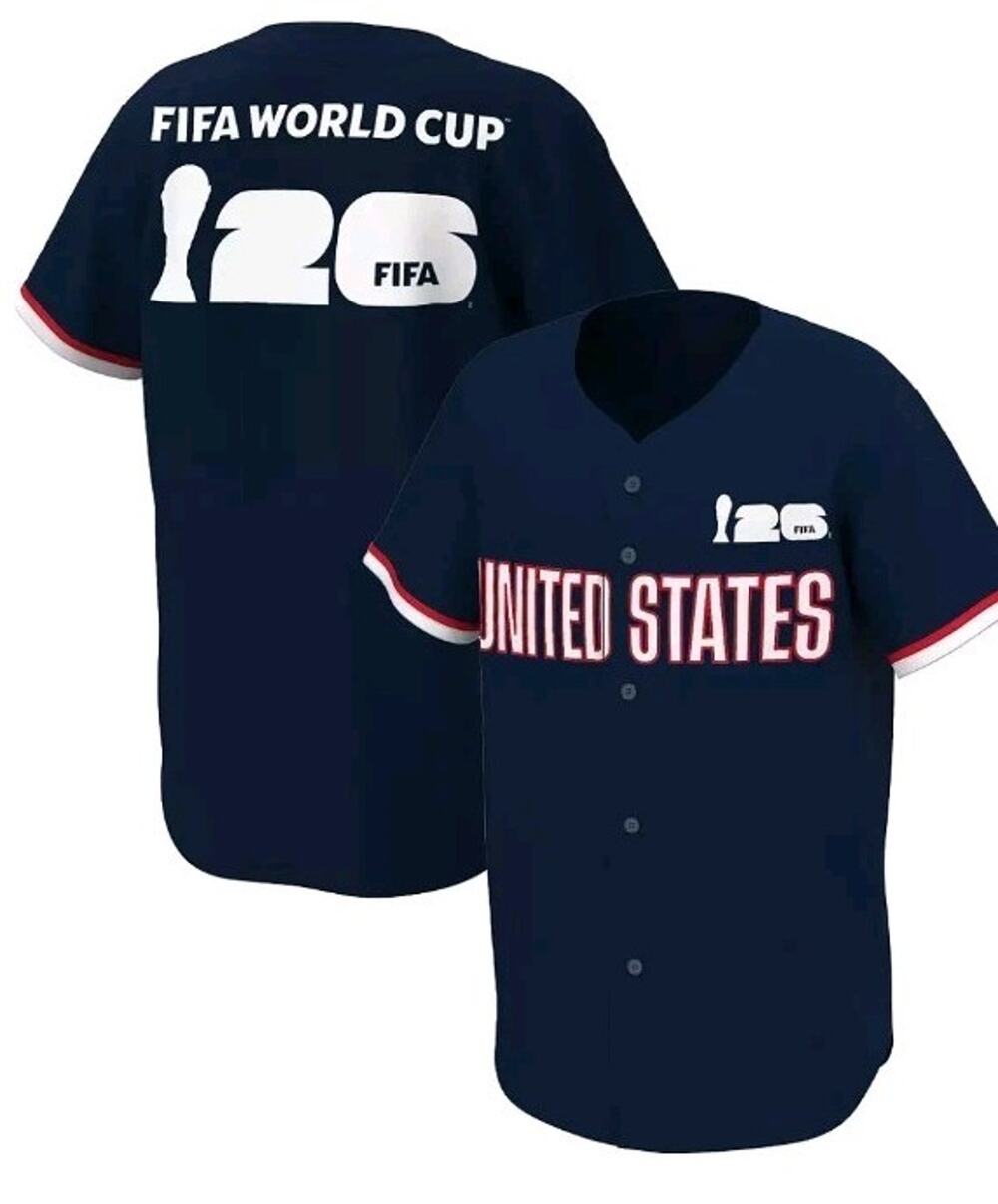 FIFA 2026 World Cup United States Baseball Jersey Men’s XXL NEW